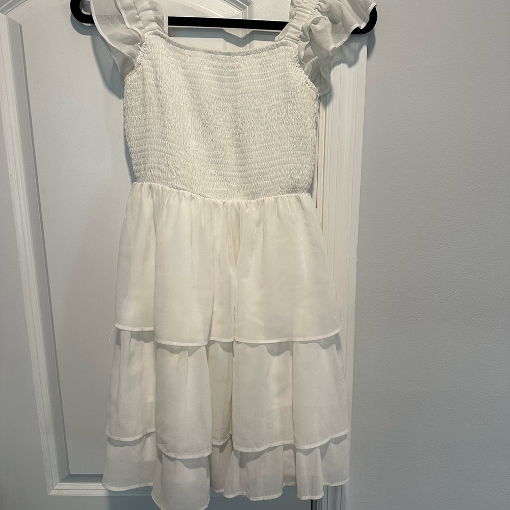 Women’s white summer dress - Picture 4 of 8